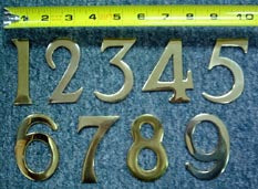 MACKIE NUMBER 200MM NO.8 S/BR