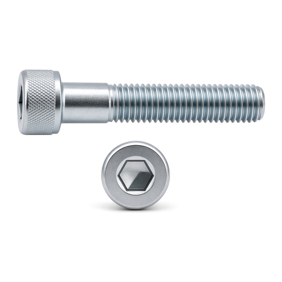 Hexagon Socket Head Cap Screws, DIN 912, Alloy Grade 12.9, Zinc Plated, M6 x 40 MM
