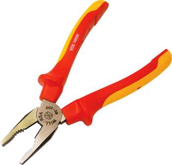 PLIER WILL COMB 62/200MM-VDE 1000V
