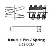 SHIFTER GEDORE KNURL PIN SPRING 150MM