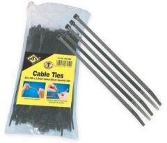CABLETIE HT WHITE 390X7.6MM T120R