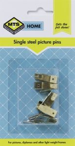MTS HOME SINGLE STEEL PICTURE PINS 