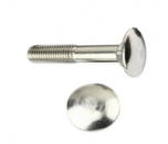 CUP SQUARE BOLTS - DIN 603, STAINLESS STEEL, GRADE 18/8 - (A2) 304, M10x50 mm