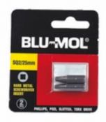 BLU-MOL SQUARE PWR BIT NO.2X25MM 