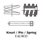 SHIFTER GEDORE KNURL PIN SPRING 450MM