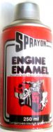 SPRAYON PAINT ENGINE ENAMEL MATT BLACK